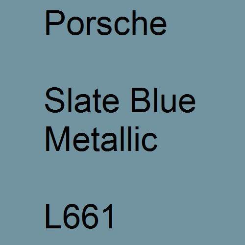 Porsche, Slate Blue Metallic, L661.